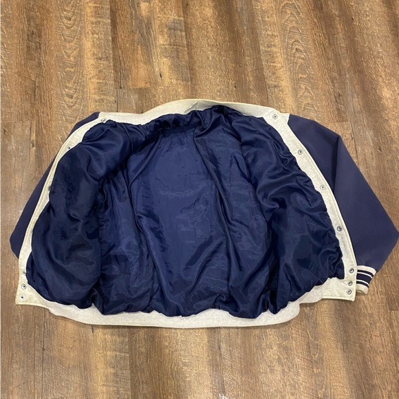 Vintage 90s Disney Mickey Mouse Distressed Varsity Jacket - Picture 10 of 15